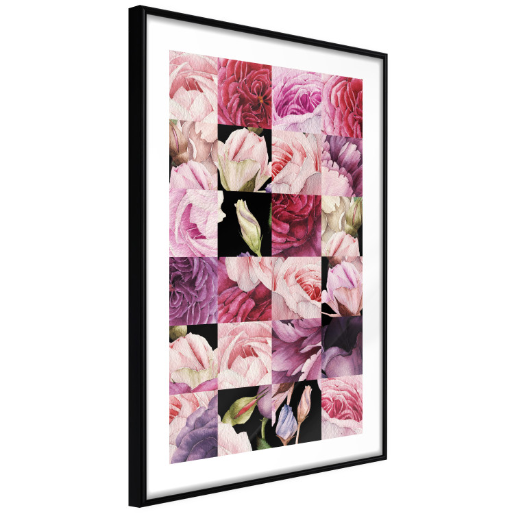 Wall Poster Floral Collage - colorful composition full of pink-toned plants 118313 additionalImage 11