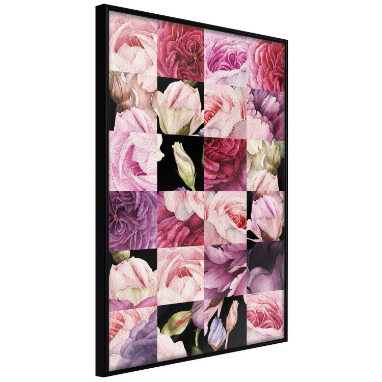 Wall Poster Floral Collage - colorful composition full of pink-toned plants 118313 additionalImage 10
