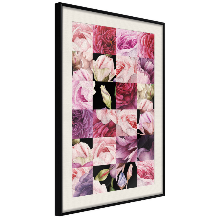 Wall Poster Floral Collage - colorful composition full of pink-toned plants 118313 additionalImage 3
