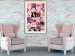 Wall Poster Floral Collage - colorful composition full of pink-toned plants 118313 additionalThumb 21