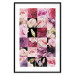 Wall Poster Floral Collage - colorful composition full of pink-toned plants 118313 additionalThumb 17