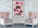 Wall Poster Floral Collage - colorful composition full of pink-toned plants 118313 additionalThumb 22