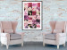 Wall Poster Floral Collage - colorful composition full of pink-toned plants 118313 additionalThumb 6