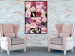 Wall Poster Floral Collage - colorful composition full of pink-toned plants 118313 additionalThumb 5