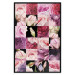 Wall Poster Floral Collage - colorful composition full of pink-toned plants 118313 additionalThumb 24