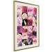 Wall Poster Floral Collage - colorful composition full of pink-toned plants 118313 additionalThumb 2