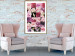 Wall Poster Floral Collage - colorful composition full of pink-toned plants 118313 additionalThumb 15