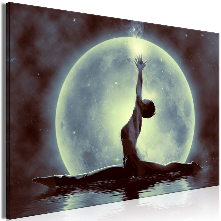 Canvas Print Moon nymph - a ballerina theme against the background with moon 122913 additionalImage 2