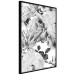 Poster Monochrome Flowers - black and white motif of flowers and leaves on white background 123813 additionalThumb 10