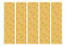 Room Separator Breath of Nature II (5-piece) - orange dandelion pattern 124113 additionalThumb 3