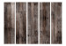 Room Divider Nailed Boards II (5-piece) - brown wooden texture background 124313 additionalThumb 3