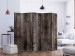 Room Divider Nailed Boards II (5-piece) - brown wooden texture background 124313 additionalThumb 2