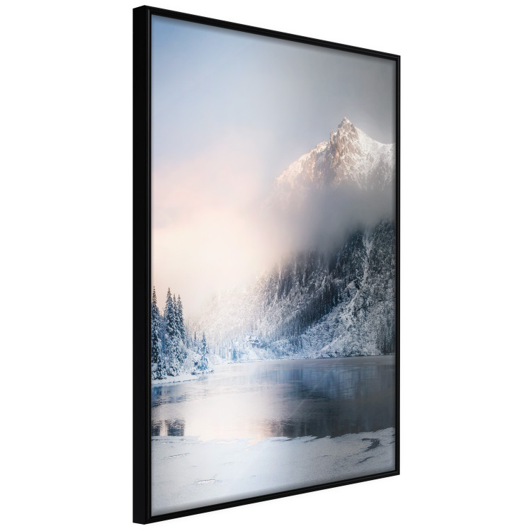 Wall Poster Wonder of Nature - winter landscape of a sparkling lake against mountains 125913 additionalImage 12