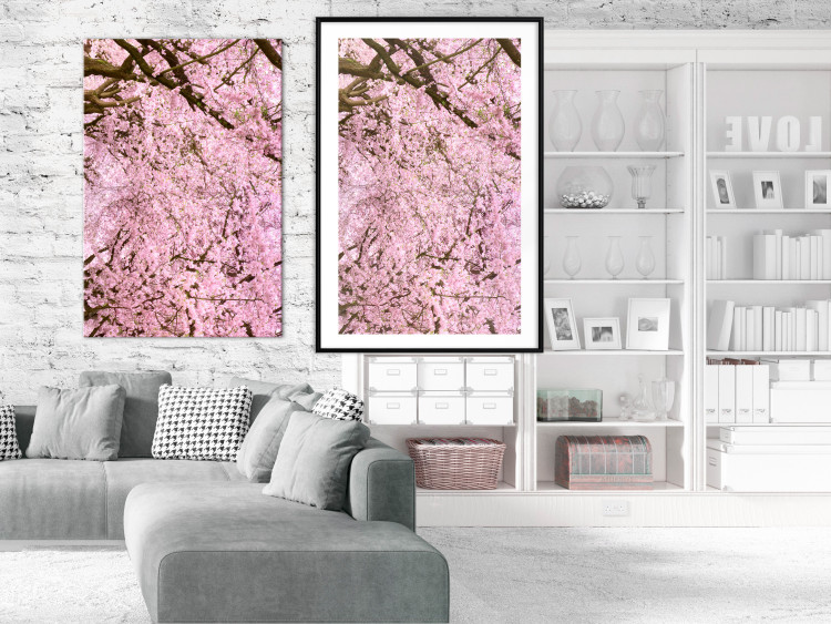 Wall Poster Cherry Tree - spring composition of trees with light pink leaves 126213 additionalImage 4