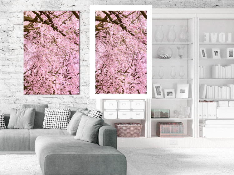 Wall Poster Cherry Tree - spring composition of trees with light pink leaves 126213 additionalImage 2