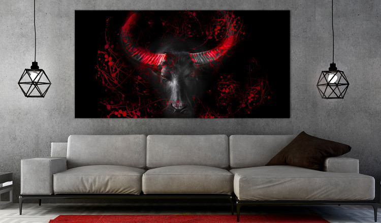Large canvas print Enraged Bull - First Variant II [Large Format] 131513 additionalImage 5
