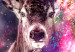 Canvas Print Colorful deer - abstraction with a deer's head on coloured background 131613 additionalThumb 5