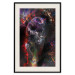 Wall Poster Black Jaguar - animal among abstract colors on a dark background 131813 additionalThumb 19