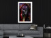 Wall Poster Black Jaguar - animal among abstract colors on a dark background 131813 additionalThumb 5