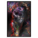 Wall Poster Black Jaguar - animal among abstract colors on a dark background 131813 additionalThumb 18