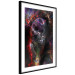 Wall Poster Black Jaguar - animal among abstract colors on a dark background 131813 additionalThumb 8