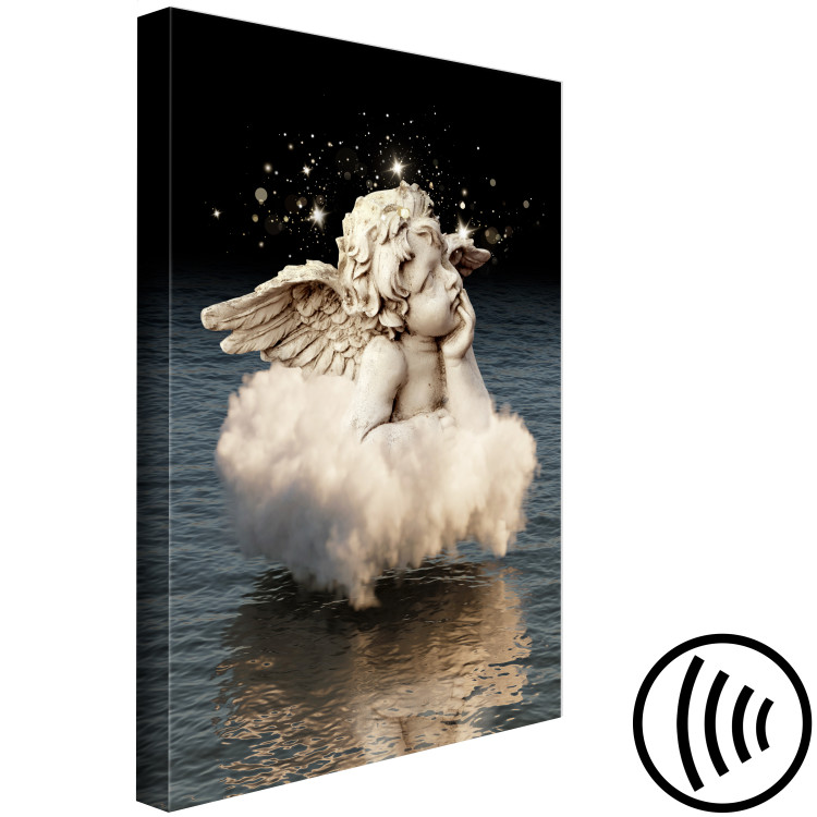 Canvas Art Print Angelic Dream (1-piece) Vertical - religious angel fantasy 132213 additionalImage 6