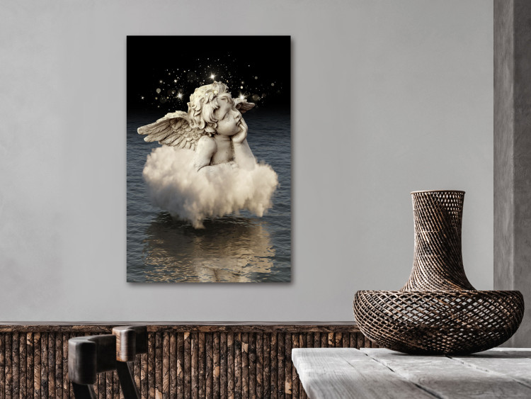 Canvas Art Print Angelic Dream (1-piece) Vertical - religious angel fantasy 132213 additionalImage 3