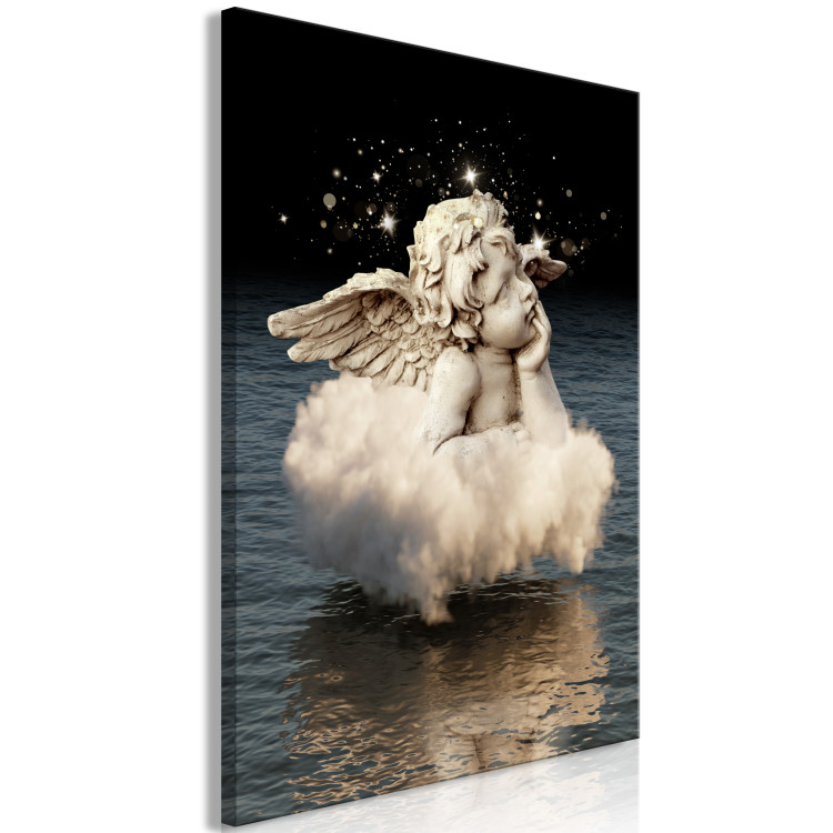 Canvas Art Print Angelic Dream (1-piece) Vertical - religious angel fantasy 132213 additionalImage 2