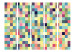 Room Divider Millions of Colors II (5-piece) - geometric colorful mosaic 132713 additionalThumb 3