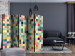 Room Divider Millions of Colors II (5-piece) - geometric colorful mosaic 132713 additionalThumb 4
