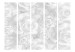 Room Divider Plaster Flowers II (5-piece) - composition in snowy white bouquet of roses 133113 additionalThumb 3