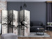 Folding Screen Kiss of Trees II (5-piece) - love-filled abstraction on wood 133313 additionalThumb 4