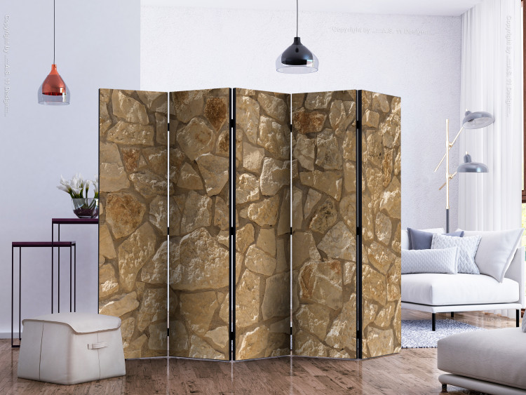 Room Separator Sunny Monolith II (5-piece) - composition with wall texture 133513 additionalImage 2