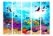 Folding Screen Underwater Fun II - oceanic landscape of the underwater world with fish 133713 additionalThumb 3