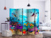 Folding Screen Underwater Fun II - oceanic landscape of the underwater world with fish 133713 additionalThumb 2