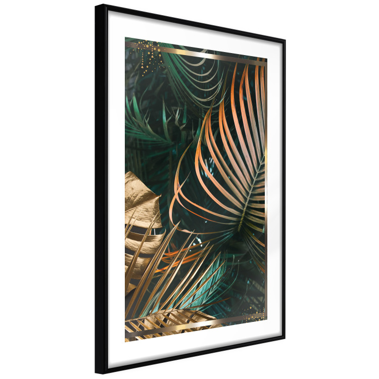 Wall Poster Forest Jewels - tropical composition of green and brown leaves 134513 additionalImage 8