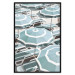 Poster Turquoise Umbrellas - summer landscape of a sandy beach filled with sunbeds 135913 additionalThumb 10