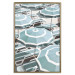 Poster Turquoise Umbrellas - summer landscape of a sandy beach filled with sunbeds 135913 additionalThumb 11