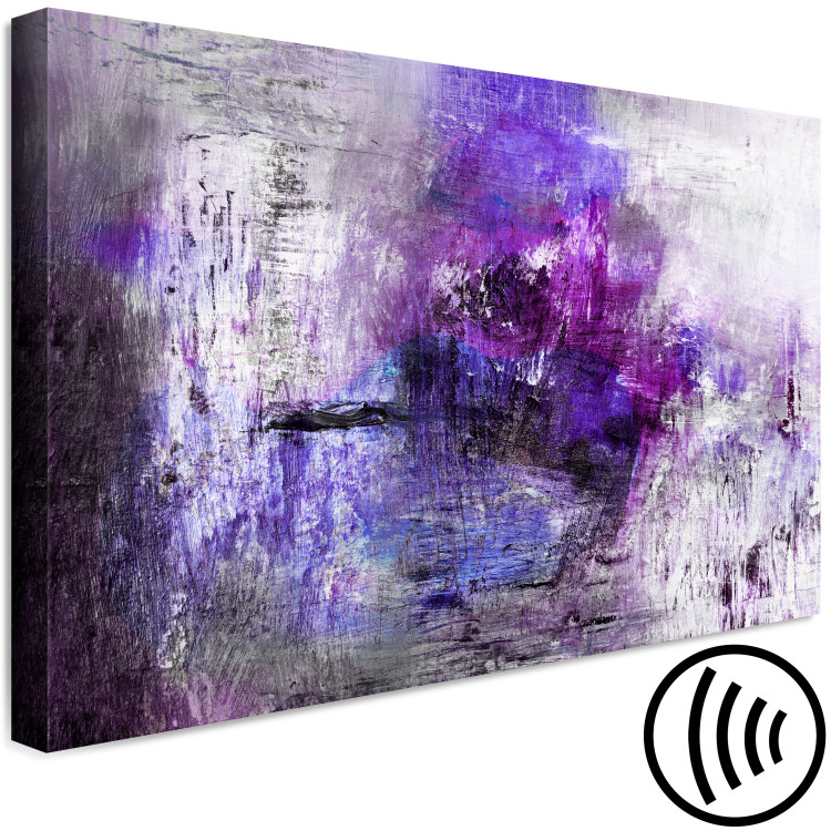 Canvas Print Twinkling (1-piece) Wide - abstraction with a purple accent 138413 additionalImage 6