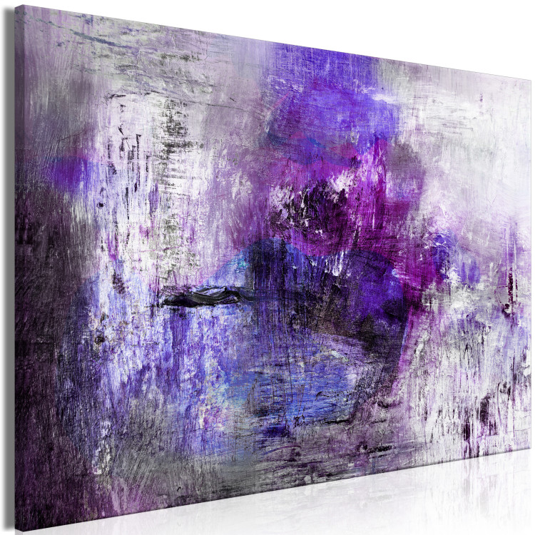 Canvas Print Twinkling (1-piece) Wide - abstraction with a purple accent 138413 additionalImage 2