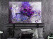 Canvas Print Twinkling (1-piece) Wide - abstraction with a purple accent 138413 additionalThumb 3