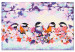 Paint by Number Kit Happy Tit - Birds on the Branch, Cherry Blossoms and Purple Spots 144613 additionalThumb 4