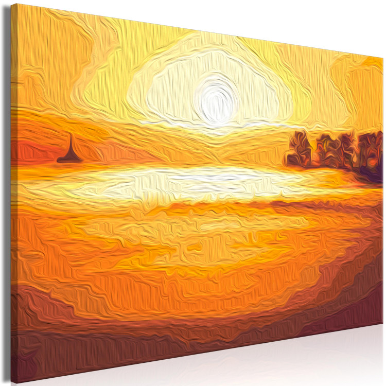 Paint by Number Kit Honey Fog - Valley Illuminated With Gold at Sunrise 145213 additionalImage 3