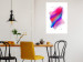Poster Abstraction - Uneven Convex Shapes in Shades of Cobalt and Pink 149713 additionalThumb 21