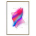 Poster Abstraction - Uneven Convex Shapes in Shades of Cobalt and Pink 149713 additionalThumb 23