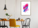Poster Abstraction - Uneven Convex Shapes in Shades of Cobalt and Pink 149713 additionalThumb 9