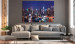 Large canvas print Skyscraper Lights at Night [Large Format] 150713 additionalThumb 5