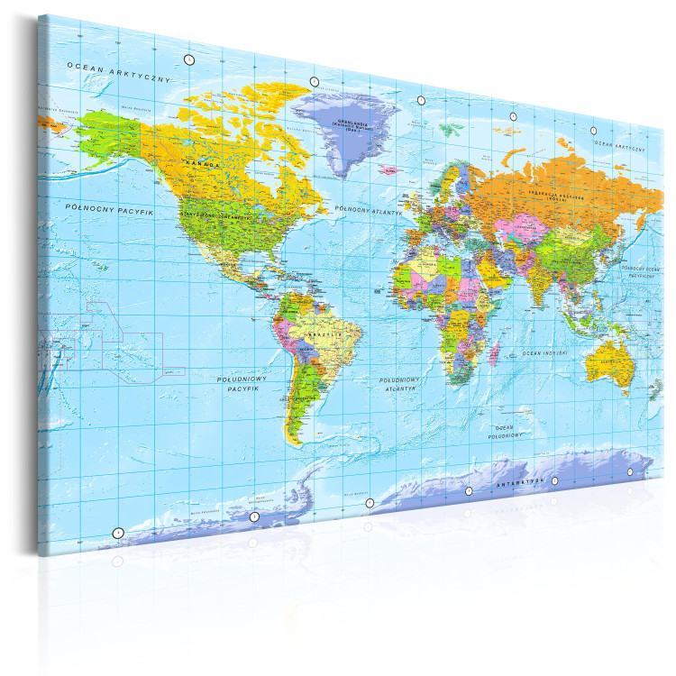 Large canvas print World Map: Orbis Terrarum [Large Format] 150913 additionalImage 2