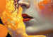 Large canvas print Orange Woman - A Portrait Inspired by the Work of Gustav Klimt [Large Format] 151113 additionalThumb 4
