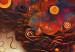 Large canvas print Orange Woman - A Portrait Inspired by the Work of Gustav Klimt [Large Format] 151113 additionalThumb 5